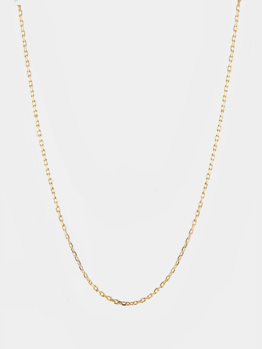 18k Gold Vermeil 18 or 24 Inch Fine Trace Chain