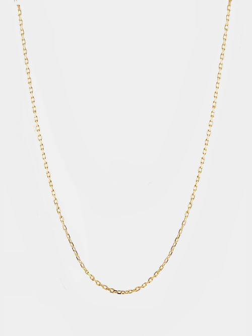 18k Gold Vermeil 18 or 24 Inch Fine Trace Chain