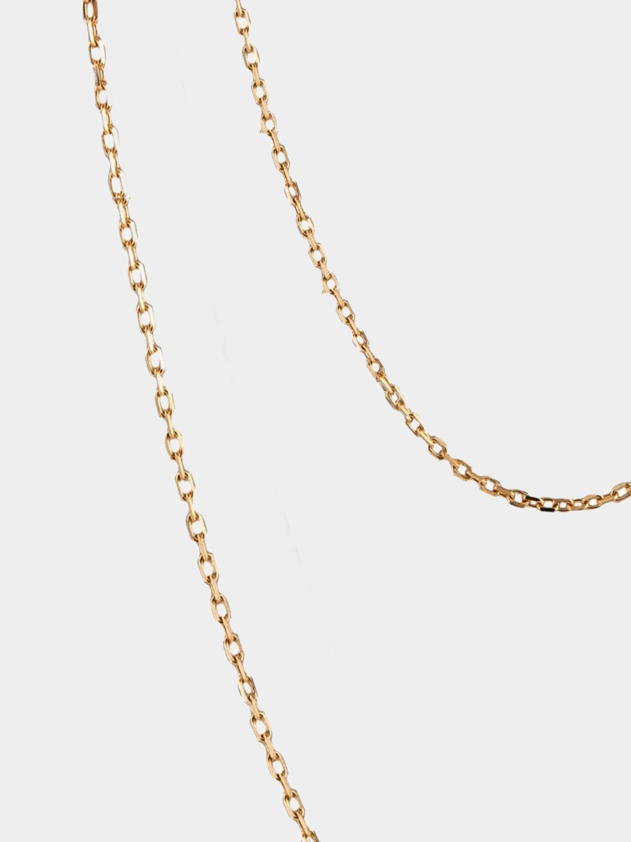 18k Gold Vermeil 18 or 24 Inch Fine Trace Chain