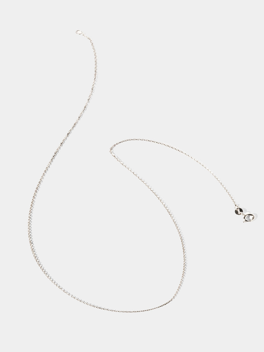 Sterling silver 18 tum fin kedja