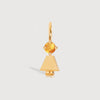 Gold Daughter or Girl with Citrine Gemstone - November Birthstone