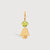 Gold Daughter or Girl with Peridot Gemstone - August Birthstone