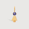 Gold Daughter or Girl with Tanzanite Gemstone - December Birthstone