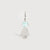 Sterling Silver Girl Necklace or Charm with Aquamarine Gemstone - March Birthstone | Precious People