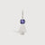 Sterling Silver Girl Necklace or Charm with Tanzanite Gemstone - December Birthstone | Precious People