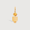 Gold Son or Boy with Citrine Gemstone - November Birthstone