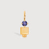 Gold Son or Boy with Tanzanite Gemstone - December Birthstone