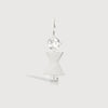 14k White Gold Woman Necklace or Charm with Lab Grown VS1 Diamond Gemstone | Precious People