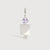 Sterling Silver Man Necklace or Charm with Amethyst Gemstone - February Birthstone | Precious People