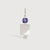 Sterling Silver Man Necklace or Charm with Tanzanite Gemstone - December Birthstone | Precious People