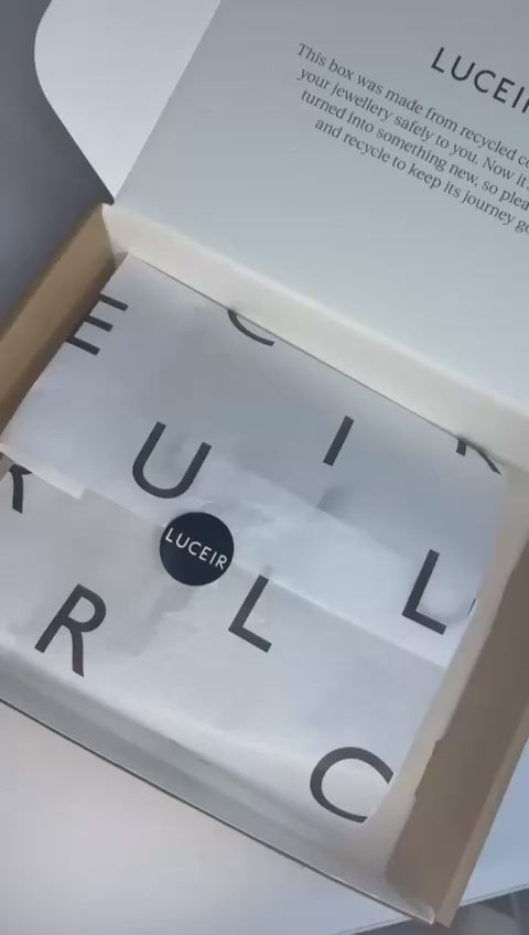 Gold Dad or Man with Garnet Gemstone - January Birthstone